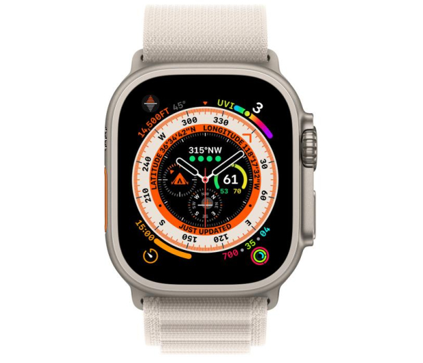 Apple Watch Ultra Titanium/Starlight Alpine Loop M LTE - 1070879 - zdjęcie 3
